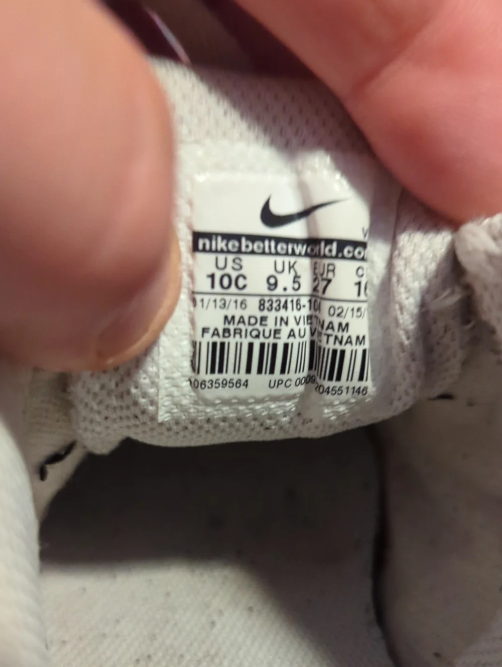Youth Nike Air Max 90 Baby/Toddler Shoes Black/White Size 10C